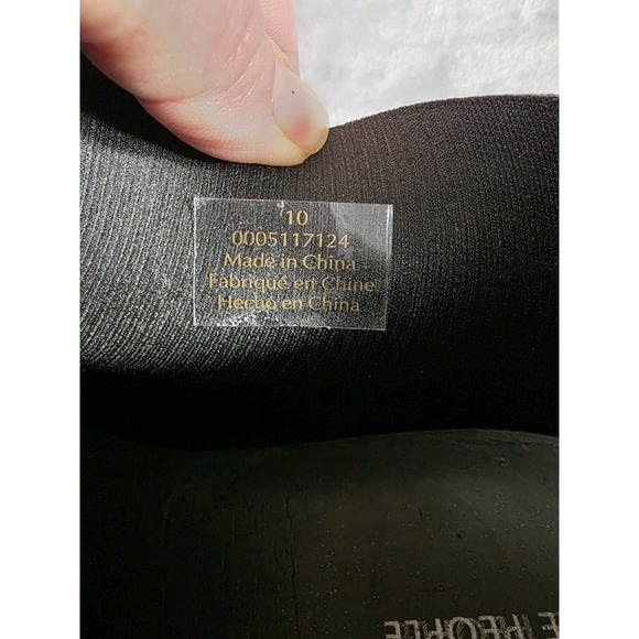 Free People High Street Black Ankle Rain Boots Size 10 Chunky Soles (NEVER USED) - Picture 5 of 10